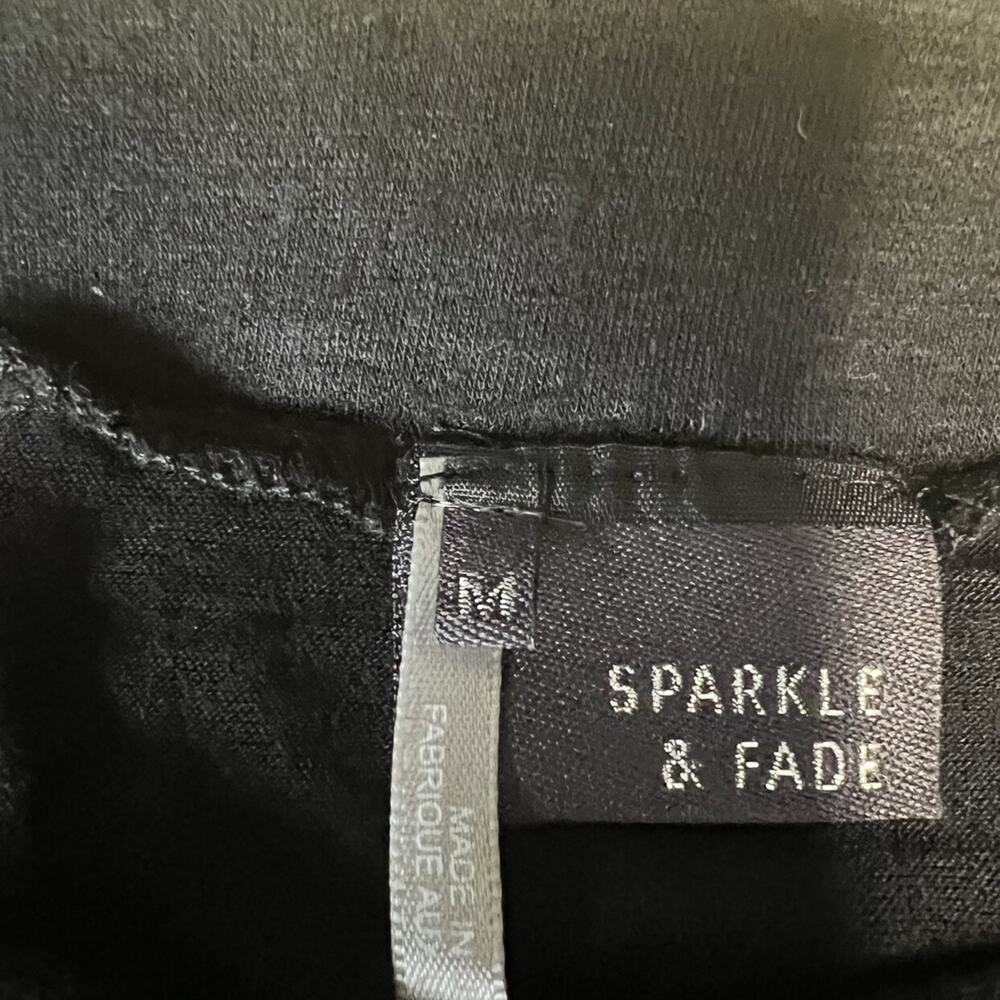 Urban Outfitters Sparkle & Fade Sheer Detail Black Maxi Skirt - Picture 2 of 6